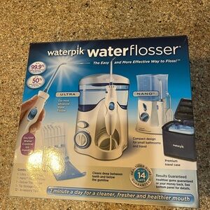 Waterpik Water Flosser Ultra & Nano Combo Pack with accessories
